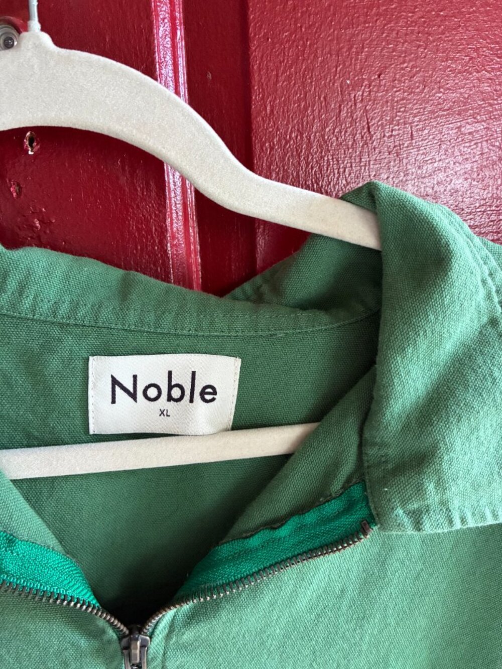 Noble Green Zip-Front Mini Dress with Drawstring Waist - Picture 2 of 2